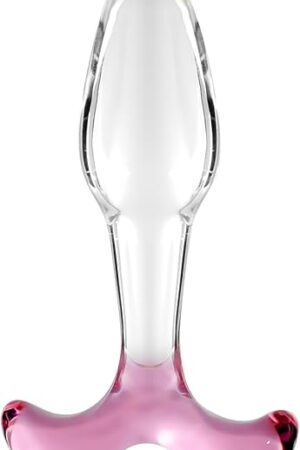 ferch Mushroom Butt Plugs, Sex Love Games Personal Massager for Women Men Couples Lover, Crystal Anal Plug Adult Products Unisex Anal Trainer for Men Women