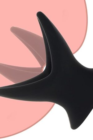 Hollow Tunnel Big Butt Plug Silicone Flared Expanding Anal Plugs, Dilating Anus Stimulator Training Trainer Butt Stretcher for Men Women Couples Beginners Advanced Users Adult Sex Toys
