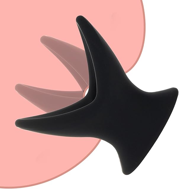 Hollow Tunnel Big Butt Plug Silicone Flared Expanding Anal Plugs, Dilating Anus Stimulator Training Trainer Butt Stretcher for Men Women Couples Beginners Advanced Users Adult Sex Toys