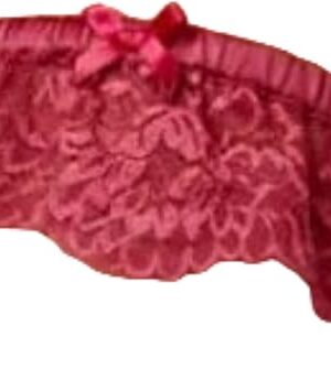 Womens Lace Sexy Thigh Garter Red O/S