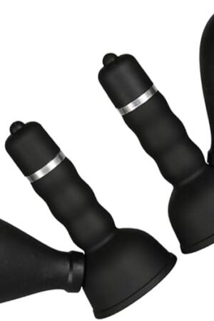 Electric Vibrating Nipple Sucker Breast Massager Silicone Breast Pump for Women Pleasure Couple Funny 2 Pcs