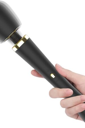 Cordless Powerful Personal Clitoris Wand Vibrator, Adorime Rechargeable Electric Handheld Neck Back Shoulder Body Silicone Massager with 15 Vibrating Pattern for Body Massaging Relaxation
