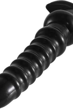1319 Inch Long Black Anal Beads Butt Plugs, Threaded Design Opening Trainer, Prostate G-spot Anal Sex Toys for Men Women Couples