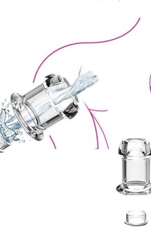 Hollow Anal Plug Buttplug Adult Sex Toys for Couples,Transparent But Plug Anal Trainer, Large Butt Plug Anal Toys Vaginal Dialators with Cover, Tunnel Plug Female Male Anal Sex Toys for Men Women