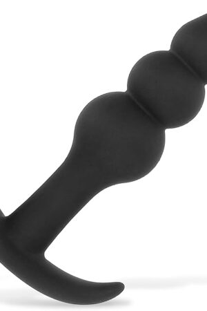Anal Bead Small Size Soft Silicone Beginners Long-Time Comfort Wear Pleasure Anus Expand Adult Sex Toys (3 Bead)
