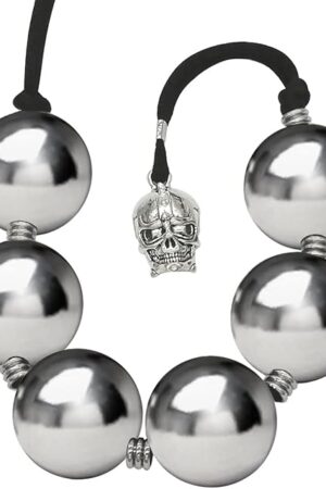 Anal Beads Stainless Steel Butt Plug Prostate Massager Balls Heavy Vagina Anal Plug Trainer Sex Toys for Couple Women Men(SS6)