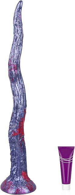 Fantasy Tentacle Dildo - 137" Huge Long Monster Anal Dildo with Strong Suction Cup, Silicone Prostate Massager & G Spot Plug, Adult Sex Toys for Men Women Couples Beginner(S)