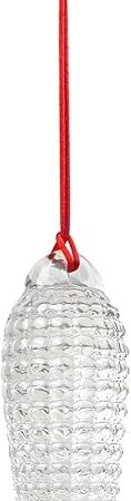 Glass Butt Plug Anal Sex Toys with Safe Drawstring Corn-Shaped Anal Trainer Prostate Massager G-spot Stimulation for Women Men Couple Romi (L)