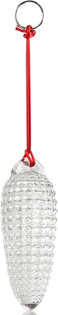 Glass Butt Plug Anal Sex Toys with Safe Drawstring Corn-Shaped Anal Trainer Prostate Massager G-spot Stimulation for Women Men Couple Romi (L)