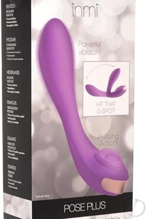 Inmi Pose Plus Bendable Pulsing Silicone Vibrator