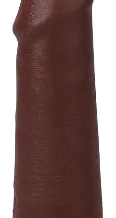 Doc Johnson The Realistic Dildo - 5 Inch ULTRASKYN Dong with Removable Vac-U-Lock Suction Cup - F-Machine and Harness Compatible Dildo - for Adults Only, Chocolate