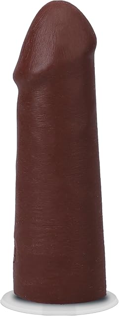 Doc Johnson The Realistic Dildo - 5 Inch ULTRASKYN Dong with Removable Vac-U-Lock Suction Cup - F-Machine and Harness Compatible Dildo - for Adults Only, Chocolate