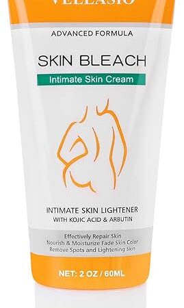 Anal Bleach Cream -Kojic Acid, Arbutin and Vitamin C Intimate Area, Private Area, underarms, Knees, Elbows, Armpit,Butt, Bikini Area, Anus, Inner Thighs 2 Oz