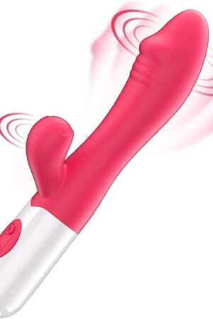 74In Adult Sex Toy Bullet Vibrator Wand, G-spot Anal Vibrator with 20 Patterns Rechargeable Clitoral Stimulator Vibrating Sex Toy for Women Couple Pleasure, Pink