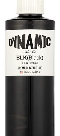 Dynamic Color Co Black Ink 8oz Bottle