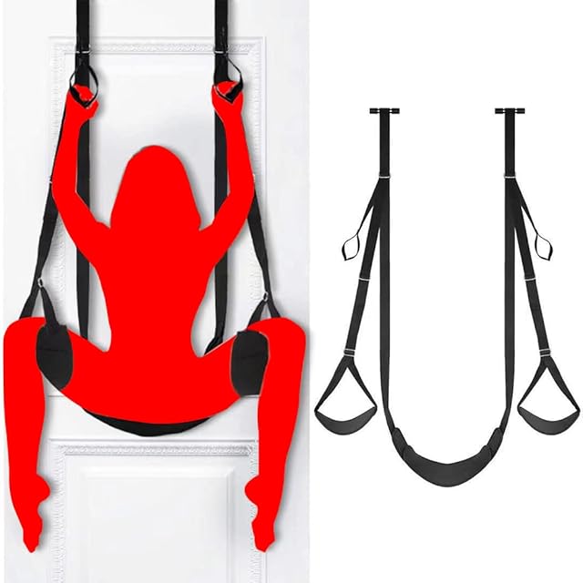 Door Sexy Swing for Adults Frequent Flyer Door Swing Door Frame Sex Swings Heavy Duty Hold 300Lbs Sweater Sex Bsdm Furniture Sexual Furnitures Toy Sex Swing Couple Sex Furnitures for Adults Couples D2