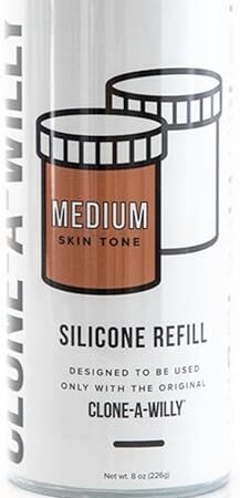Empire Laboratories Inc 73734: Clone-A-Willy Refill Med Skin Silicone