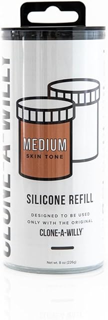 Empire Laboratories Inc 73734: Clone-A-Willy Refill Med Skin Silicone