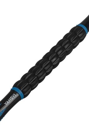 Yansyi Muscle Roller Stick for Athletes - Body Massage Stick - Release Myofascial Trigger Points Reduce Muscle Soreness Tightness Leg Cramps & Back Pain for Physical Therapy & Recovery (Blue 1)