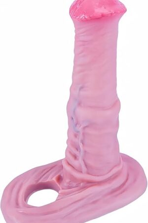 Horse Penis Sleeve Enlarger, Animal Cock Sleeve Extender Male Length Girth Extension Enhancer Delay Ejaculation Monster Sheath Adult Sex Toy for Men Couples