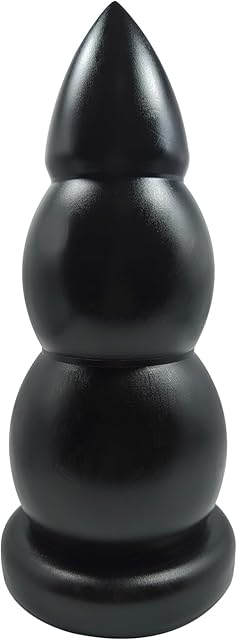 10.03" Super Huge Thick Anal Butt Plug Anal Beads Giant Anal Sex Trainer Anal Plugs Strong Suction Cup Big Butt Plugs Sex Toys for Advanced Anal Player Large Anal Training Toy PMZLHFD (Black)
