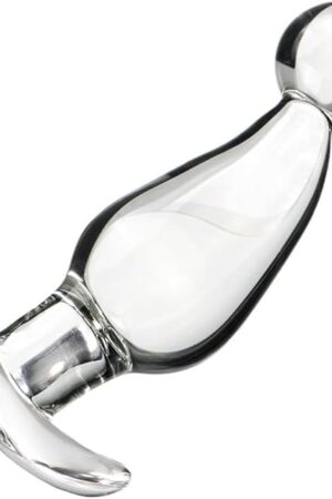 Butt Plug,Crystal Glass Prostate Uterus Trainer,Anal Plug Trainer,Bomb Bum Plug,Anal Expander Training Sex Toys,Anal Masturbation for Beginner Advanced Adult Men Women Gay and Couples