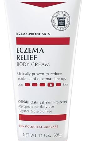 Eucerin Eczema Relief Body Cream, Eczema Cream with Colloidal Oatmeal, Ceramide-3 and Licorice Root Extract, 14 Oz Tube