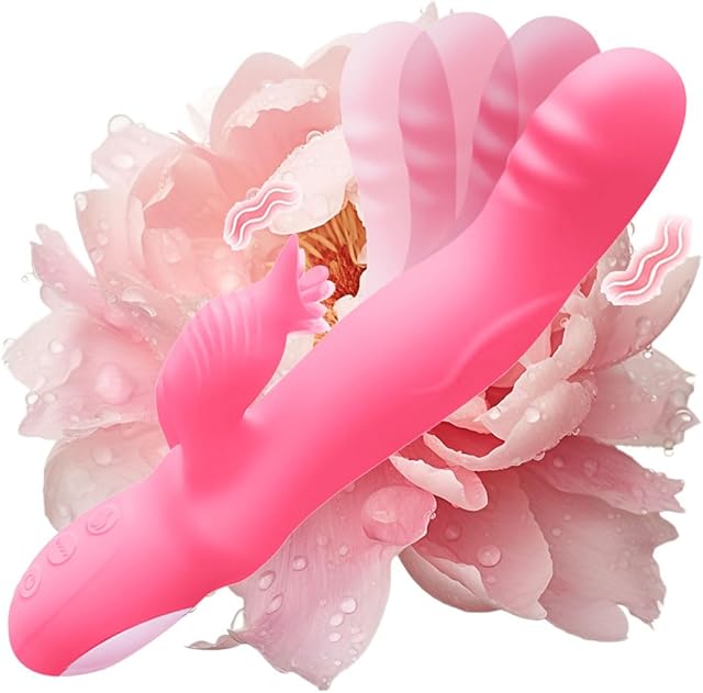Finger Vibrator Adult Sex Toys for Women Rabbit Adult Toys with 10 Vibrations & Heating Function Clitoral Finger Vibration Tool for Her Quiet & Waterproof Adult Toys for Women Couples