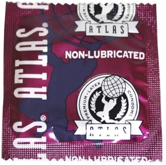 Atlas Non-lubricated Condoms 100 Pack by Atlas