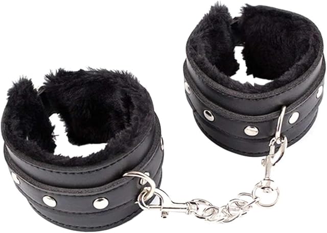 BDSM Bondage Kit Adult Restraints Sex Toys, Neck to Wrist Adjustable Bondage Gear & Accessories, Behind Back Handcuffs Collar with Blindfold Bed Straps Restraints Sex Ropes for Couples Sweater V2