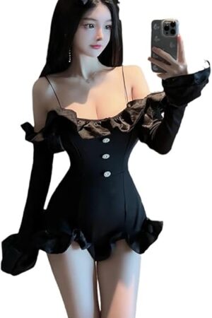 Women's cosplay sexy secretary uniform Japanese anime Halloween nightclub teacher maid dress lingerie