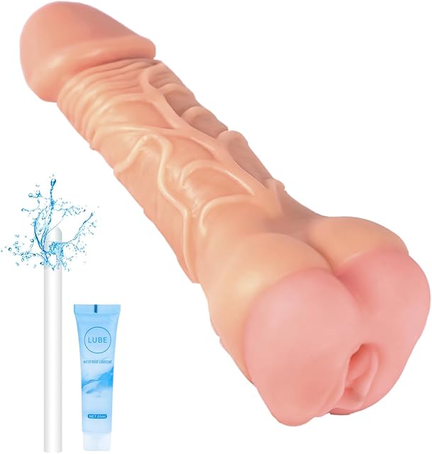 Fengfeiyan-8 Inch Dildo 2 in 1 Realistic Dildo Male Masturbator with Pocket Penis for Men Adult Sex Toys Sex Toys Women Dildo Anal Male Masturbator for Men Gay Couple