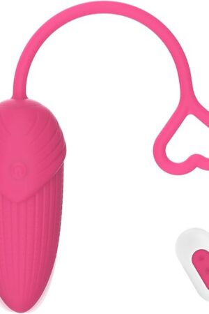 Wireless Vibrating Massager Sex Toys, G-Spot Corn Shaped Vibrating Egg Stimulator, Multi-Mode, Body-Safe Material, for Adult Women (MEI-H)