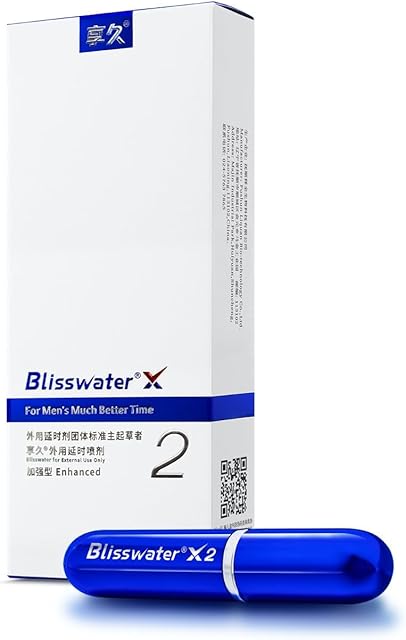 Blisswater 2 Climax Controller Desensitized Delay Spray for Men Longer Sex,Premature Ejaculation Retardants Men,Last Longer for Man,Only for External,6ML