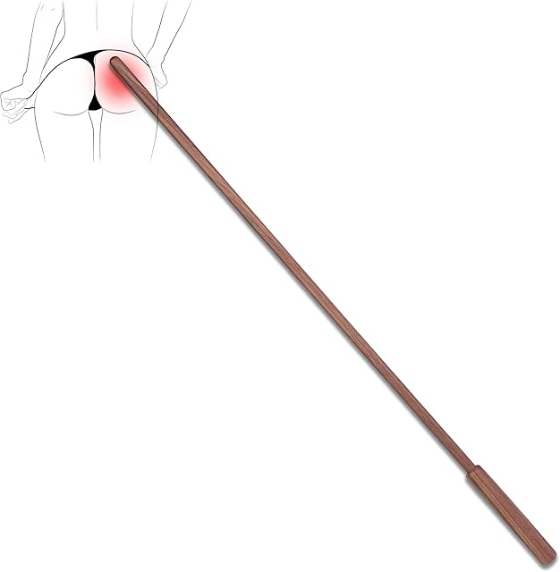 BDSM Cane Wooden Stick Spanking Paddle for Sex Games Spanking Wand Sex Whip Paddles Sex Restraint Bondage Gear Accessories Flirting Toys Kinky Sex Toys for Couples Women Men
