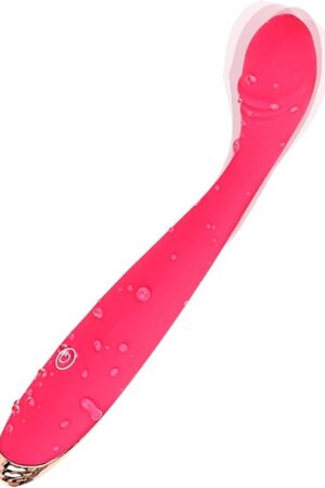 G Spot Dildo Vibrator Waterproof Silicone Personal Massager Finger Vibrator Rechargeable Clitoral Nipple Stimulator 10 Vibration Modes Adult Sex Toy for Women or Couple (Red)