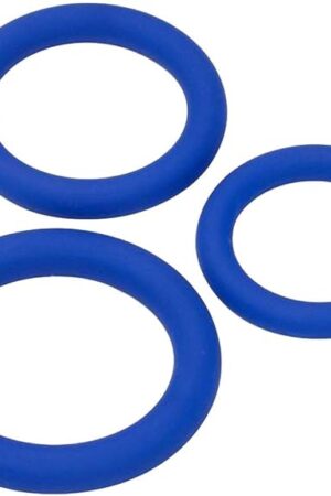 Cloud 9 Pro Sensual Silicone C-Ring 3 Size Pack (Blue)