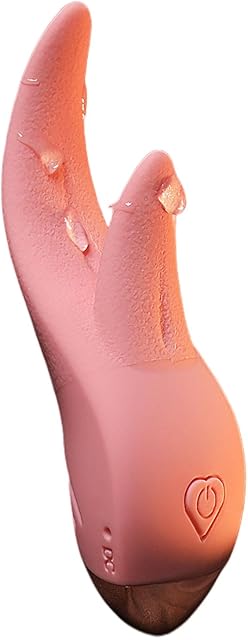 Vibrator with 8 Vibration Modes & Heat Function Clitoral Licking Vibrate Realistic G-spot Nipple Massager Sex Toys for Female Masturbation & Couples Foreplay