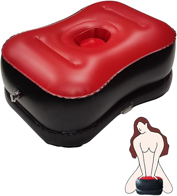 Dildo Mount Sex Pillow for Women, Inflatable Dildo Cushion Sex Position for Adults, Sex Toys for BDSM Game, Sex Furniture for Bedroom
