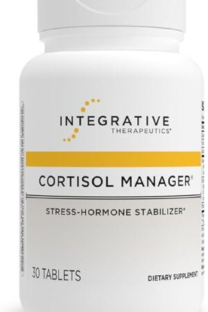Integrative Therapeutics - Cortisol Manager - Supplement with Ashwagandha and L-Theanine - Supports Relaxation & Calm* - 30 Tablets