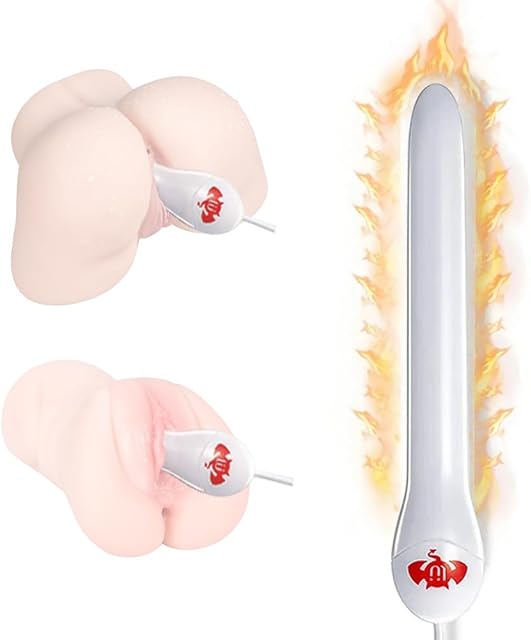 Heating Rod for Male Masturbators Sex Doll Pocket Pussy Artificial Vagina Warmer, Male Sex Toys Warming Device Automatic Temperature Control USB Heating Stick, White