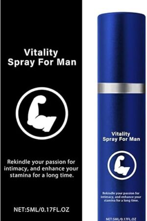 ErectBoost Vital Spray for Men, Plant-Based Formula, Skin Comfort Support, 5ml Roll-On Applicator (1-Pack),1Pcs