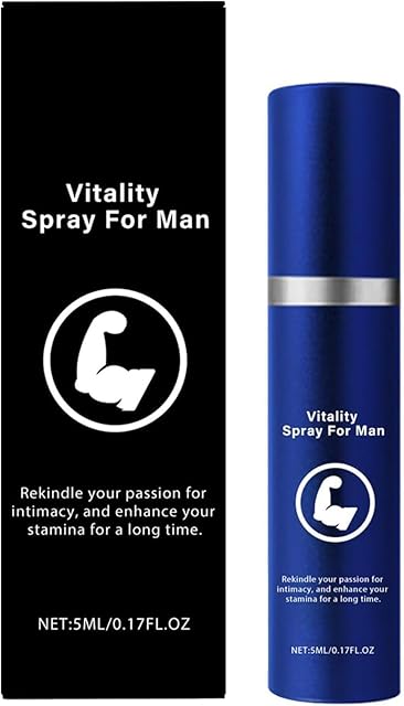 ErectBoost Vital Spray for Men, Plant-Based Formula, Skin Comfort Support, 5ml Roll-On Applicator (1-Pack),1Pcs