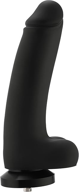 Hismith 11.4'' Smooth Silicone Dildo with KlicLok System - Intact Testicles Huge Dong for Advanced Users - 8.4" Insertable Length, Max Width 2.93" - Amazing Series