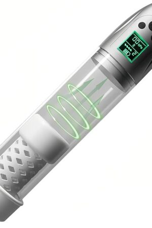 Electric Penis Enlarger Vacuum Pump - 5 Sucking Modes 9 Speed Vibration Masturbator Male Penis Enlargers & Enhancer with LCD Screen, Male Sex Toy Stamina Trainer for Bigger, Stronger Erections