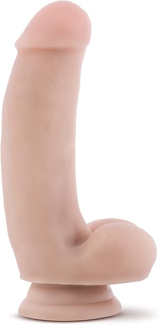 Eden Adult Sex Toy - Realistic Dildo with Balls - 7 Inch Lifelike Thick Penis with Suction Cup for Hands Free - Strap On Compatible Beginner & Expert Friendly Dildo Toy for Women Men & Couples - Beige