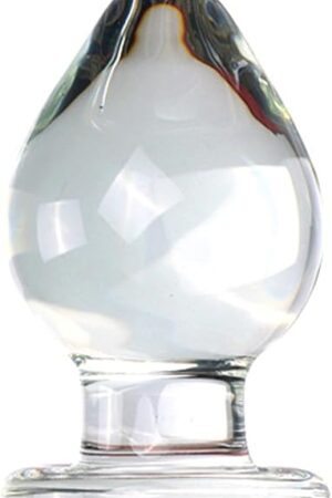 Crystal Anal Plugs,Mushroom Bum Plug Sex Toys Large Glass Butt Plug Crystal Anal Plug Prostate Massager Pleasure Bum Plug Crystal Mushroom Butt Plugs Prostate Massage Sex Toys for Men,Women