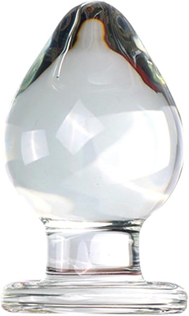 Crystal Anal Plugs,Mushroom Bum Plug Sex Toys Large Glass Butt Plug Crystal Anal Plug Prostate Massager Pleasure Bum Plug Crystal Mushroom Butt Plugs Prostate Massage Sex Toys for Men,Women