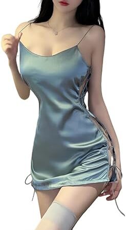 Women's cosplay nightclub dress cute kawaii slim fit camisole skirt lingerie