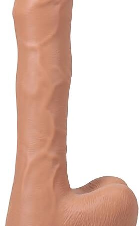 Doc Johnson Fort Troff - Uncut Thruster - Mini F- Machine - Rechargeable Silicone with Remote - for Adults Only, Caramel